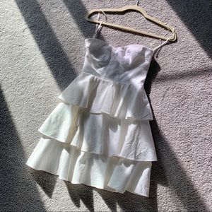 Mini dress - little white dress